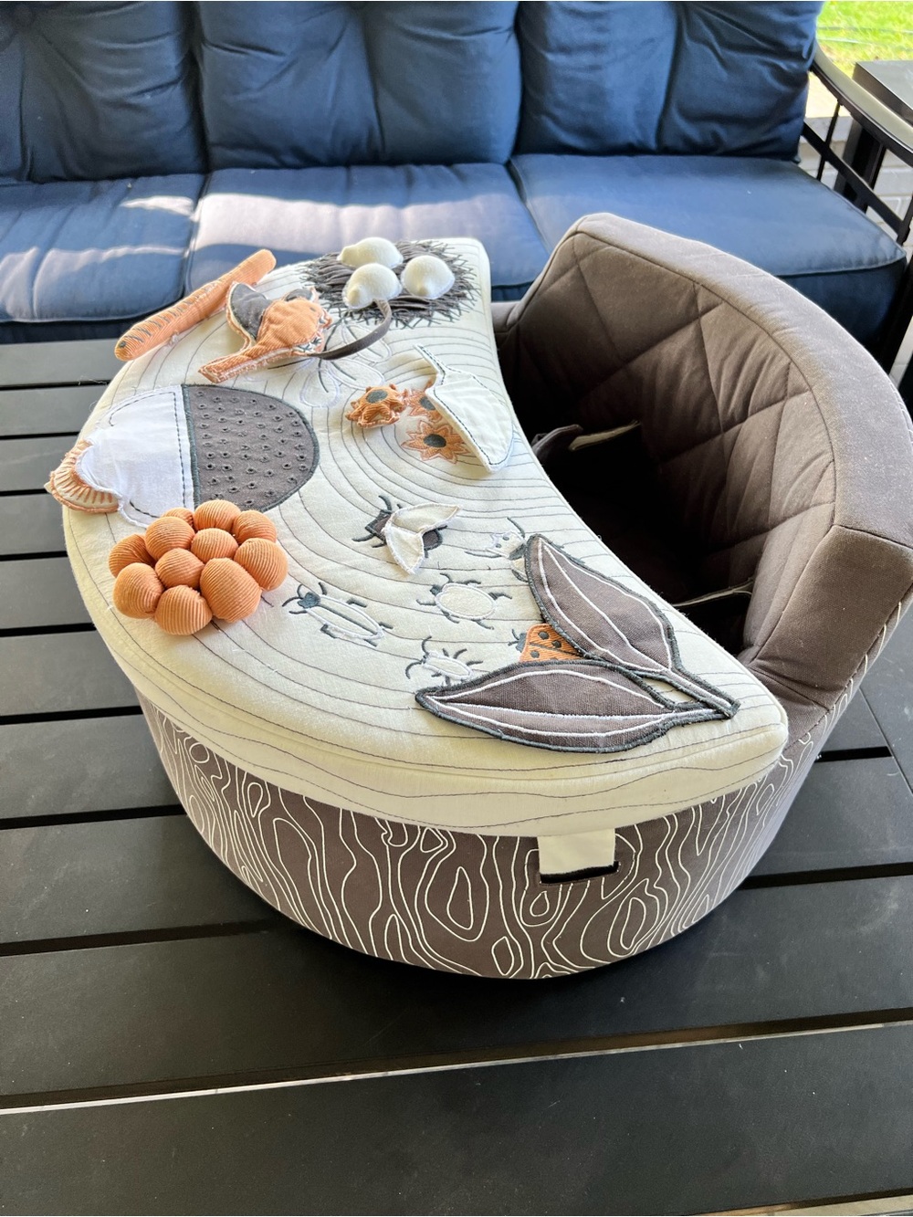 Crate&Barrel Nature Friends Busy Baby Activity Chair